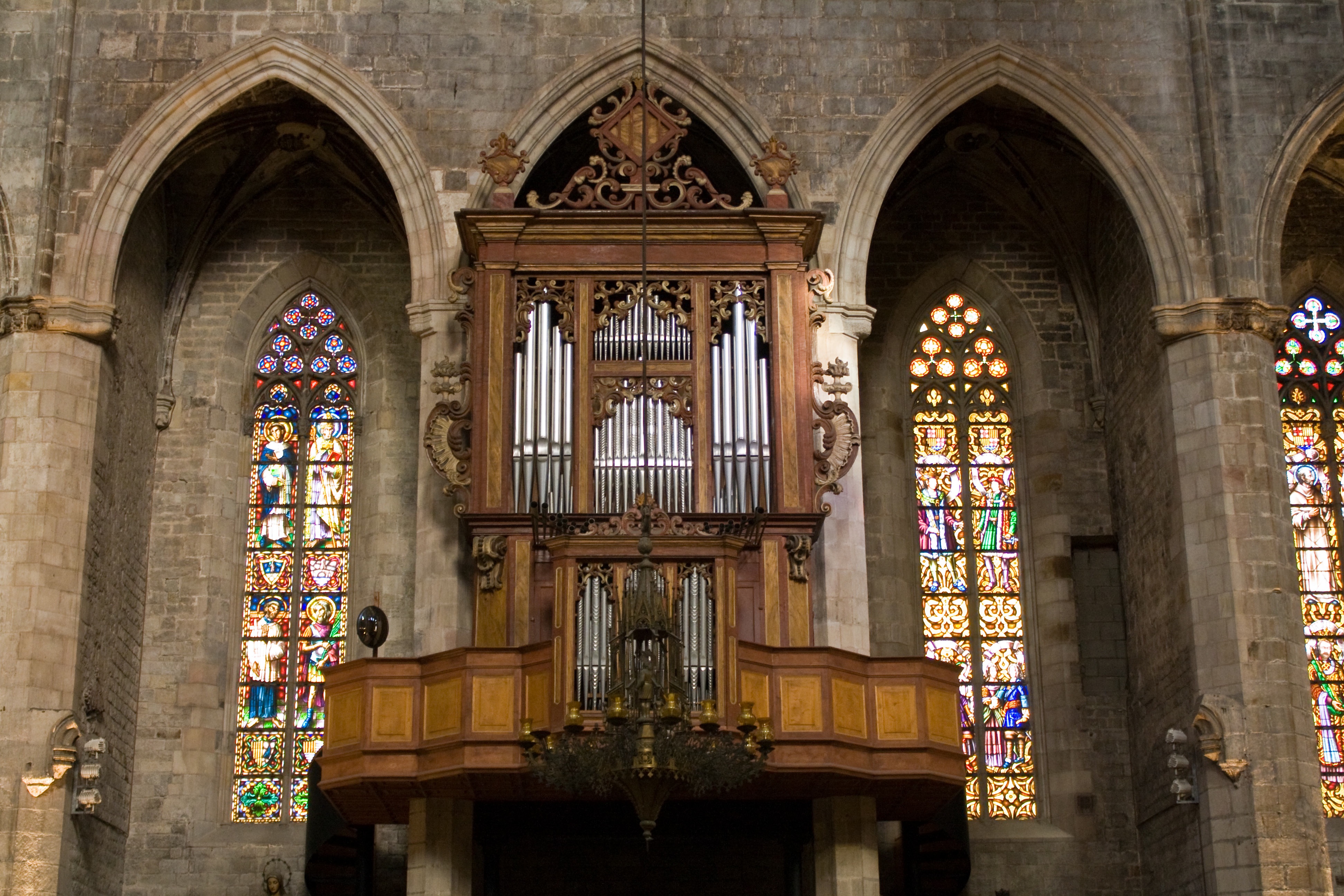 Organ of Santa Maria del Mar, Barcelona