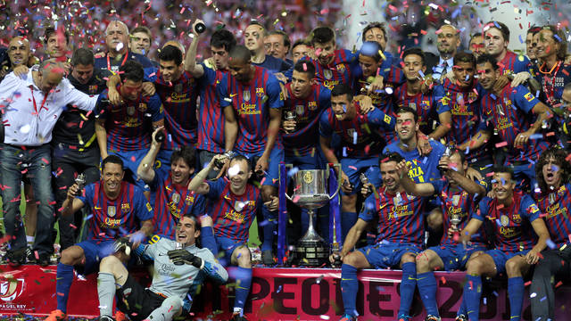 FC Barcelona Kings Cup Final 2012