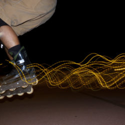 Roller-skates trail