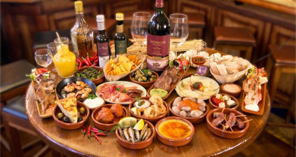 Table full of Tapas