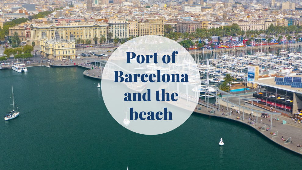 Port of Barcelona and the beach Barcelona-Home