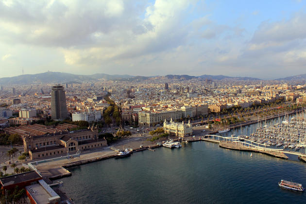 restaurants with a view over Barcelona