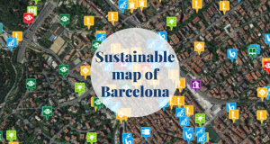 Sustainable map of Barcelona Barcelona-Home