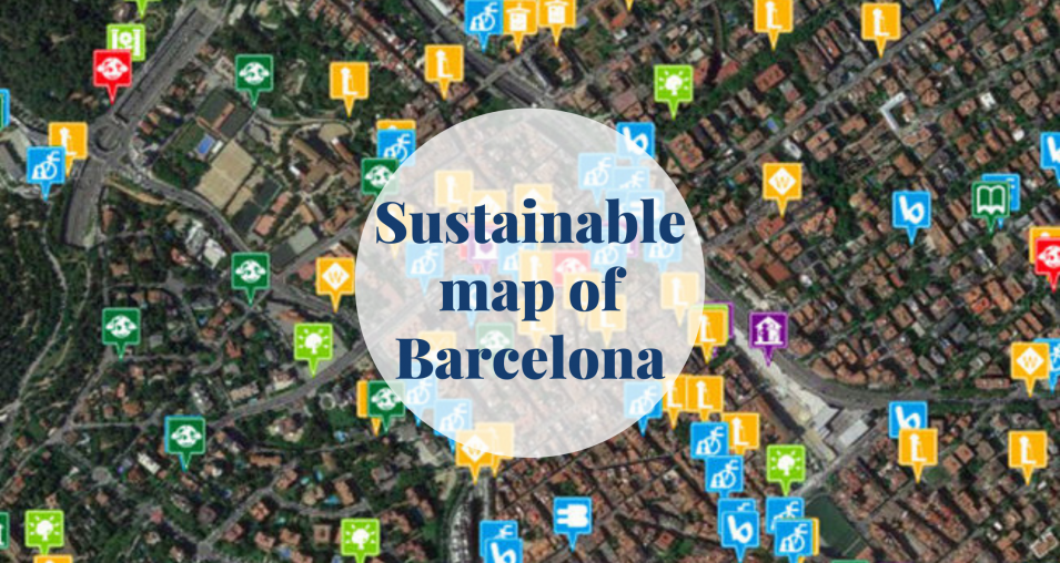 Sustainable map of Barcelona Barcelona-Home