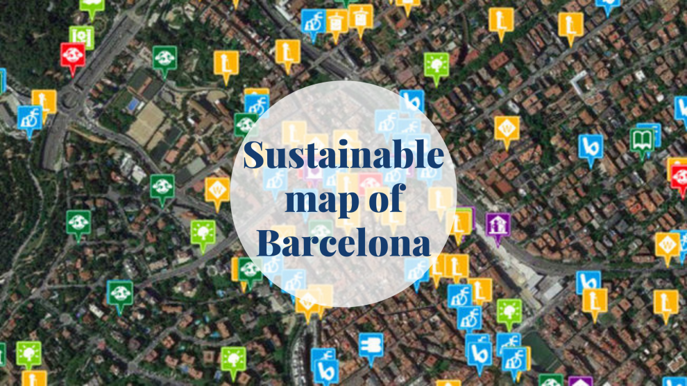 Sustainable map of Barcelona Barcelona-Home
