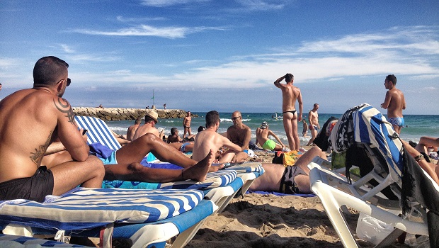 Gay beach Sitges