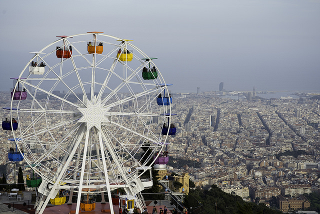 Tibidabo park; Barcelona-Home