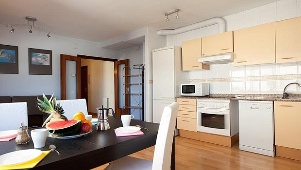 Barcelona Apartment mit Meerblick