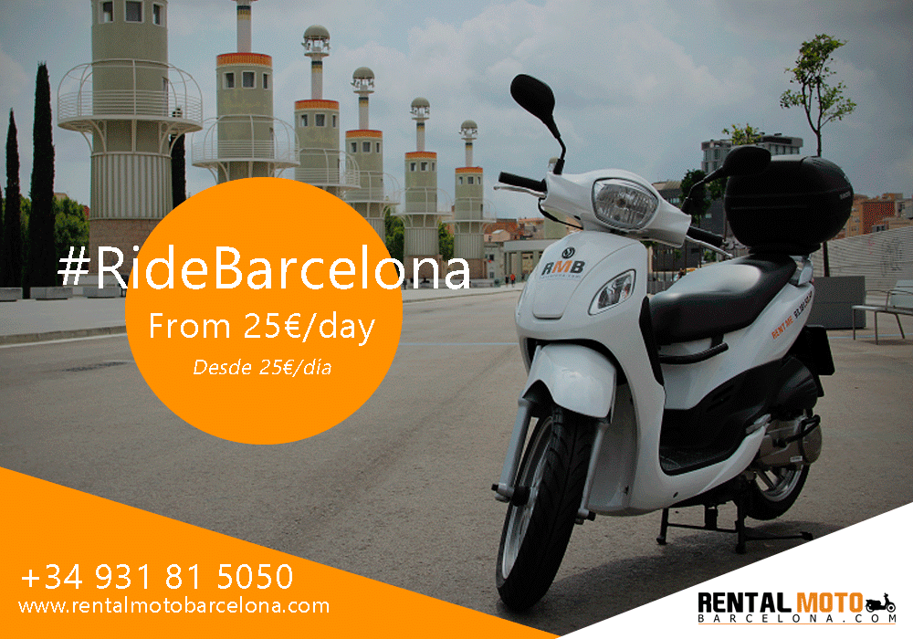 Monthly scooter rental in Barcelona Barcelona-Home