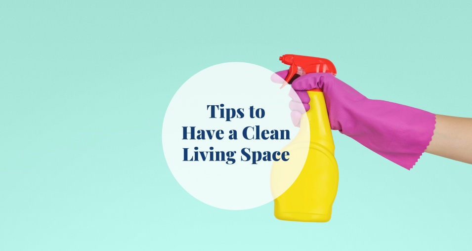 tips clean living space