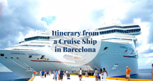 Itinerary from a Cruise Ship Barcelona-Home