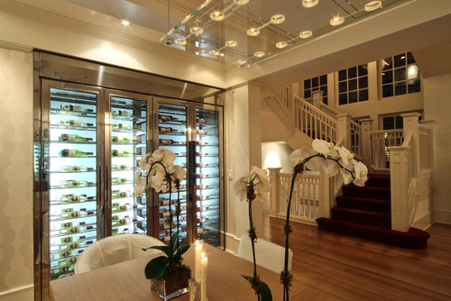 modern wine cellar