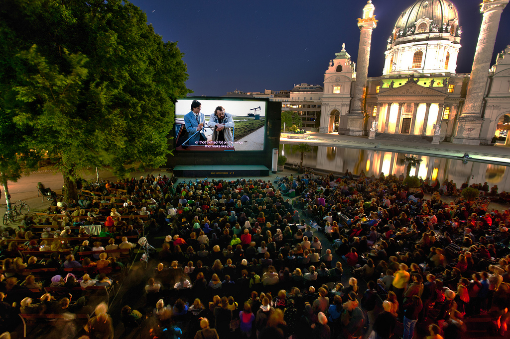 Outdoor Cinema in Montjuïc