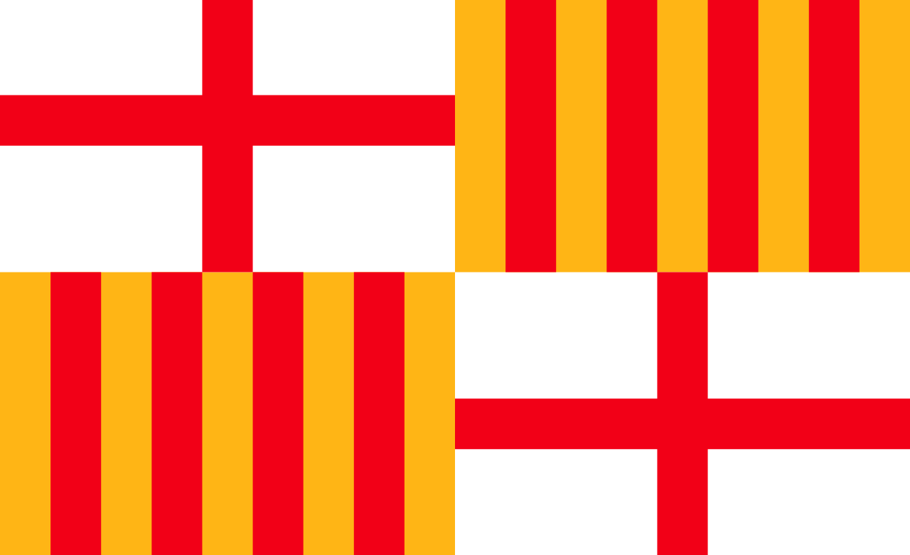 Bandera de barcelona ciudad