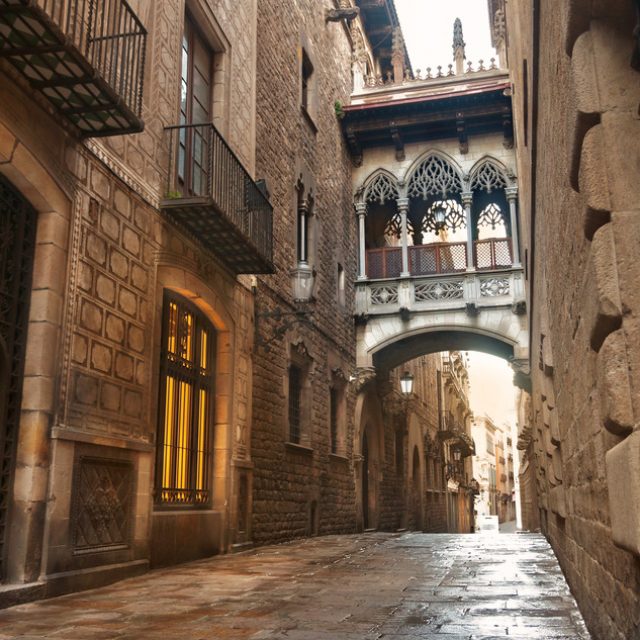 More than half of the buildings in the Gothic Quarter have tourist flats