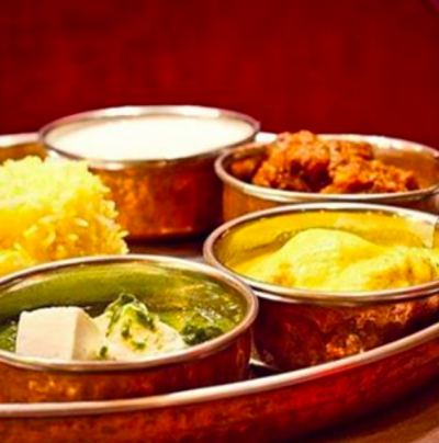 Indian food RANGOLI
