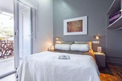 bedroom 3 fancy apartment with terrace Barcelona