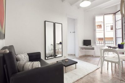 living room apartment near to Montjuic