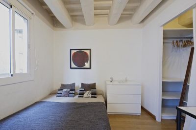 Bedroom 1 studio apartment in Barcelona