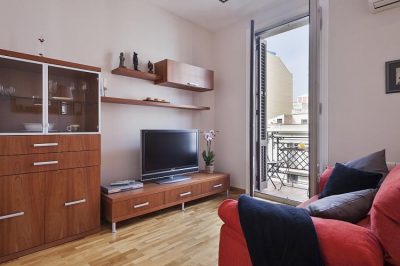 living room for rent flat in Barcelona