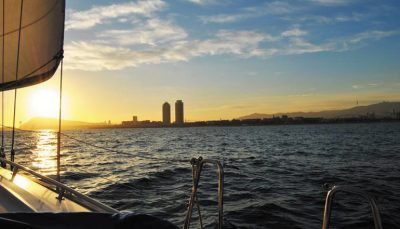 Vermouth or breakfast on a Sailing Yacht