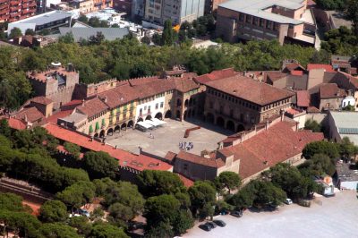 Bird-eye view of Poble Espanyol