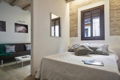 bedroom1 accommodation in the historic center of barcelona