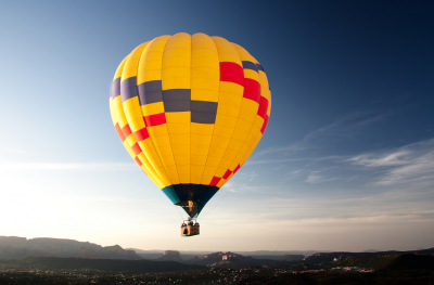 Panoramic balloon ride